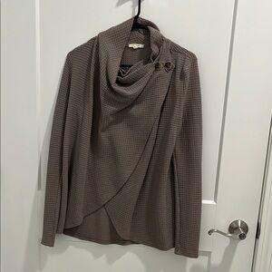 Maurices Tan Cowl Neck Sweater